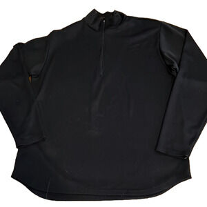 Head zip mock turtle neck